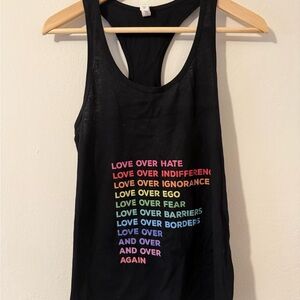 Love over…racerback tank
